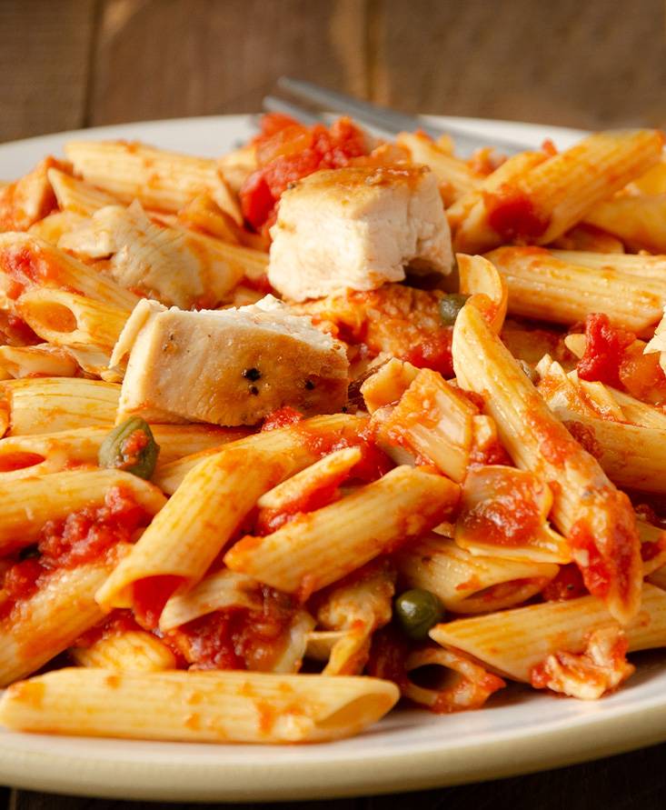 Lemon Chicken Tomato Artichoke Pasta