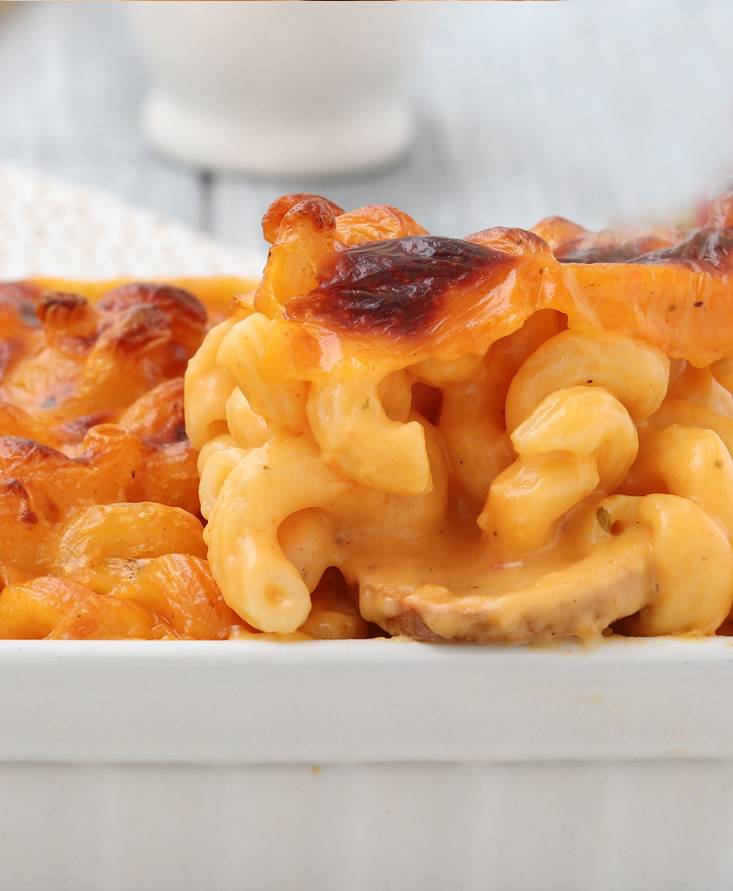 Macaroni and cheese al pomodoro