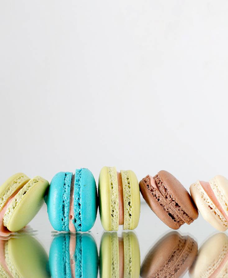 Macarons alla mousse di pomodoro