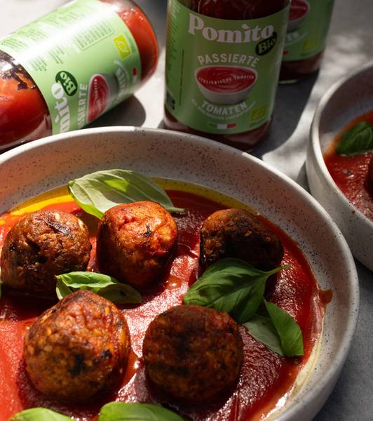 Saftig rauchige NO-MEATBALLS