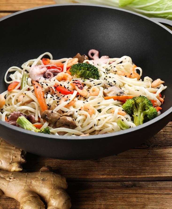 Fideos en caldo de tomate