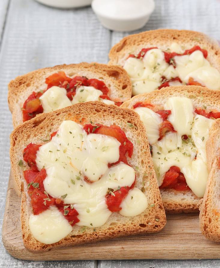 Pizzette di pancarrè