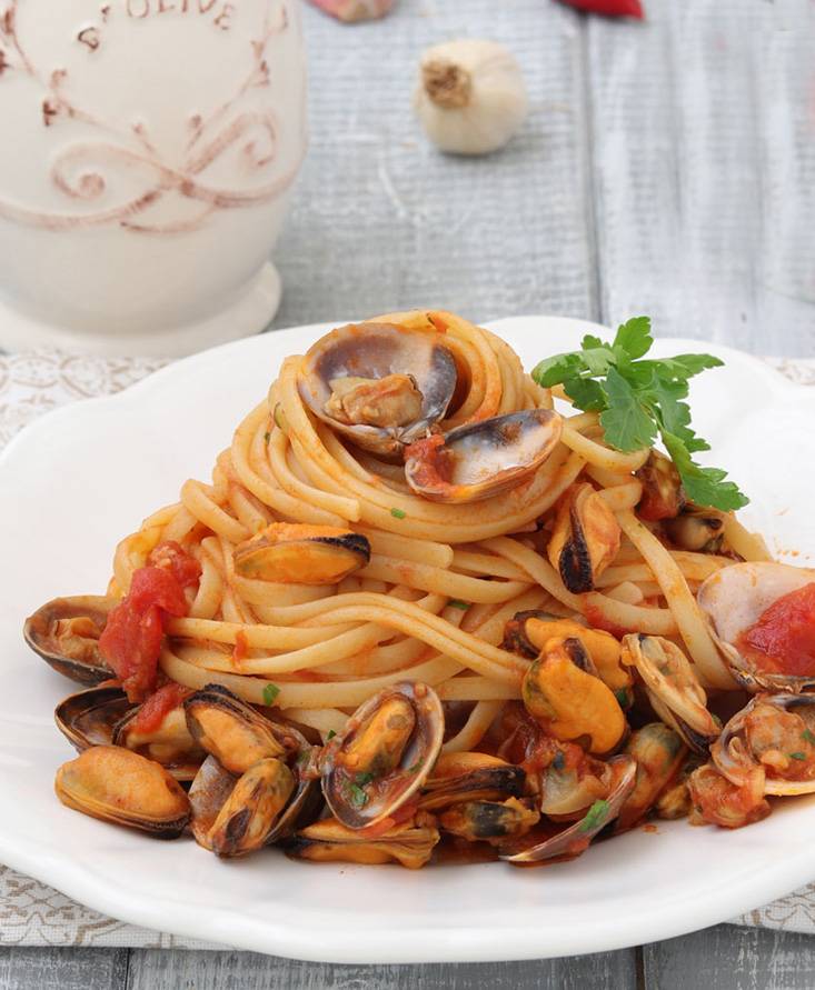 Pasta cozze e vongole