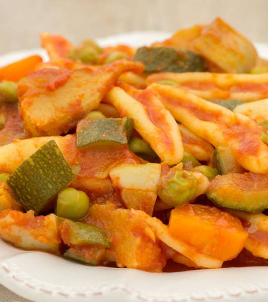 Pasta al sugo di verdure