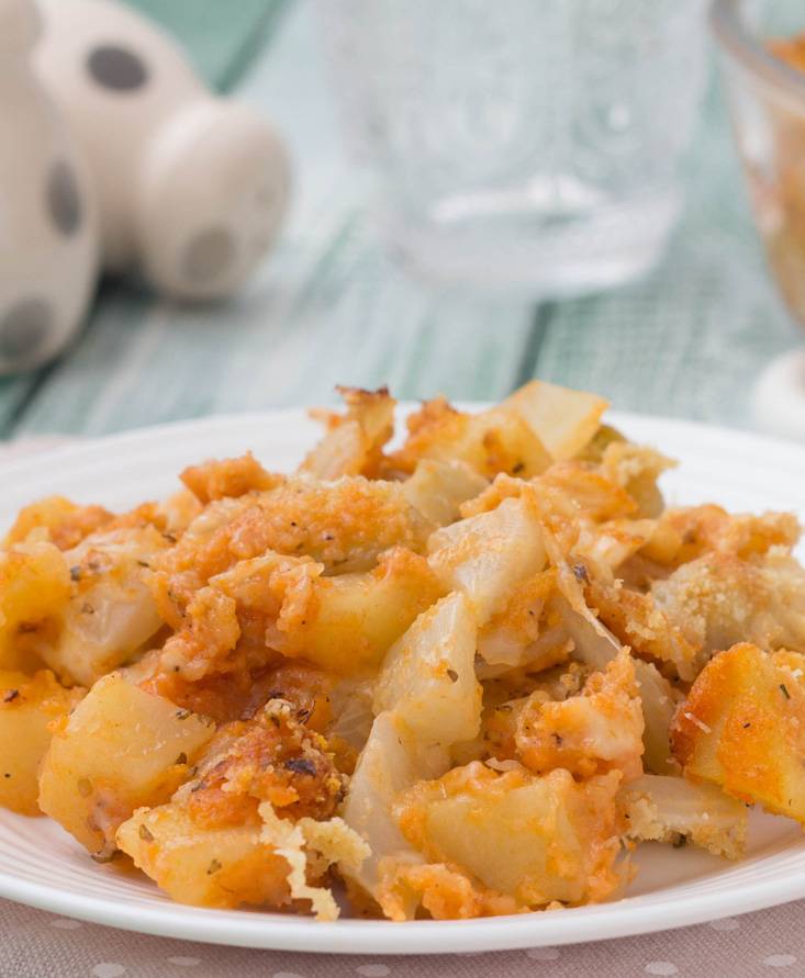 Pasticcio di finocchie e patate