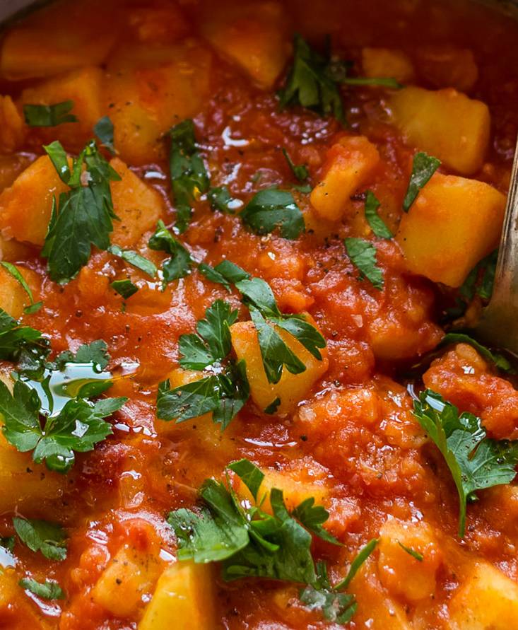 Patate in umido alla Toscana