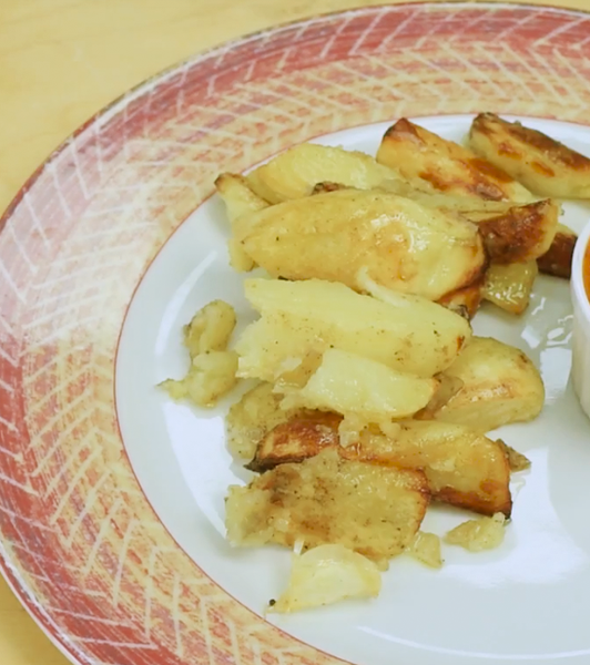 Patate arrosto con salsa Barbeque