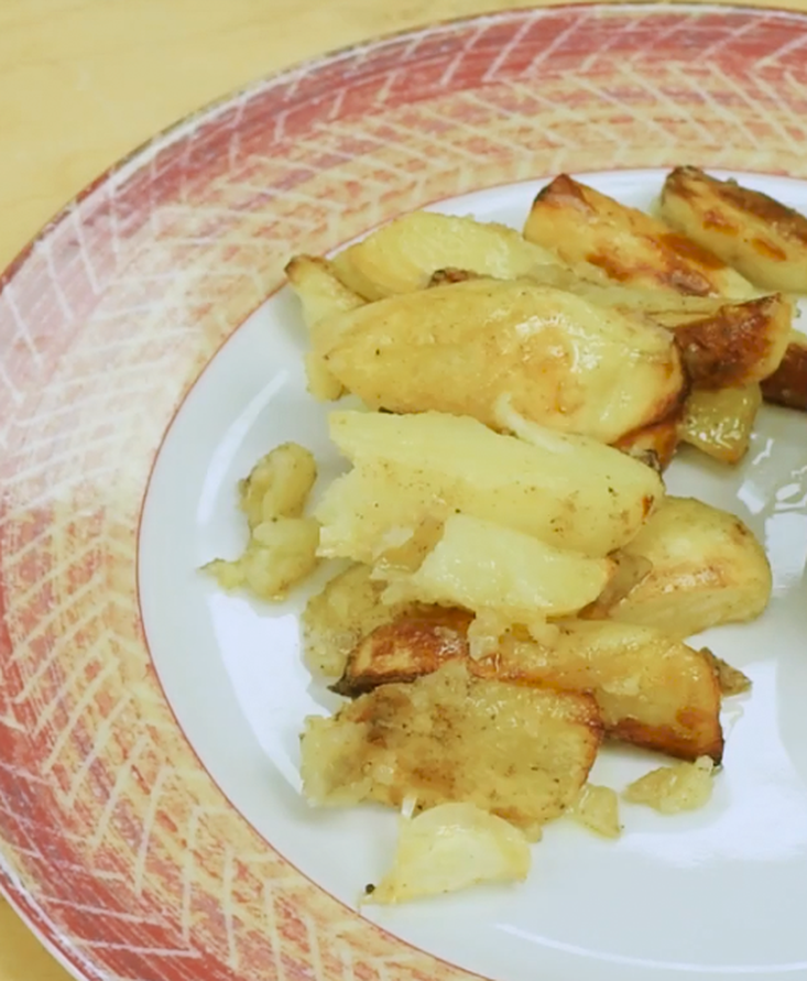 Patate arrosto con salsa Barbeque