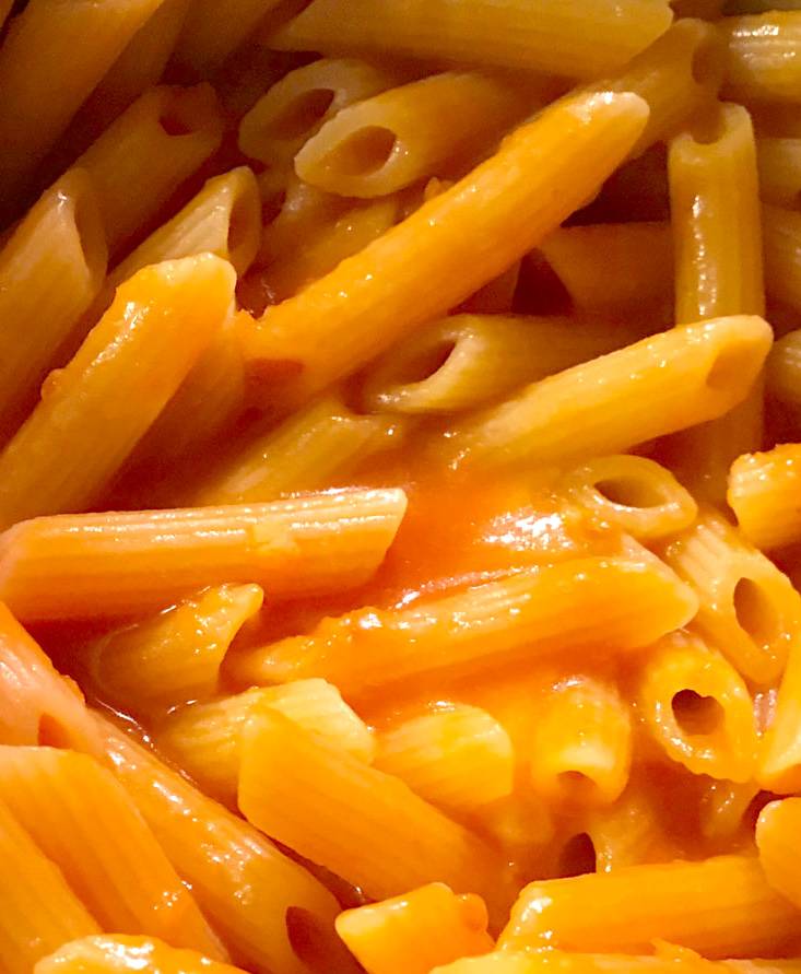 Penne risottate con sugo filante