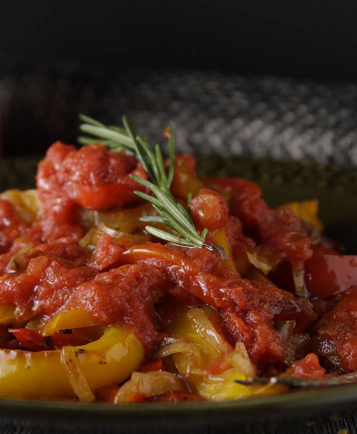 Peperonata al pomodoro