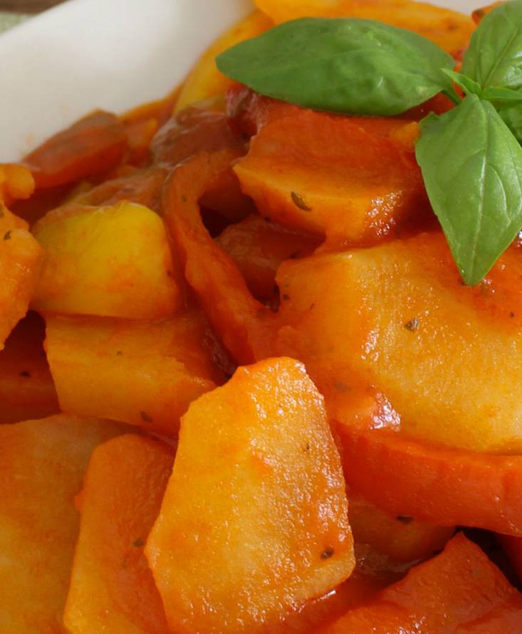 Peperonata con patate