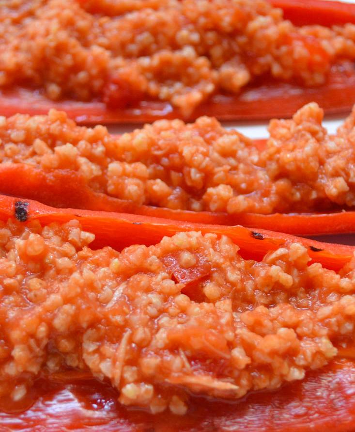 Peperoni ripieni di quinoa