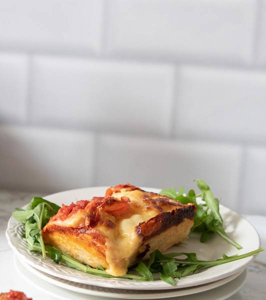 Pizza estilo Detroit