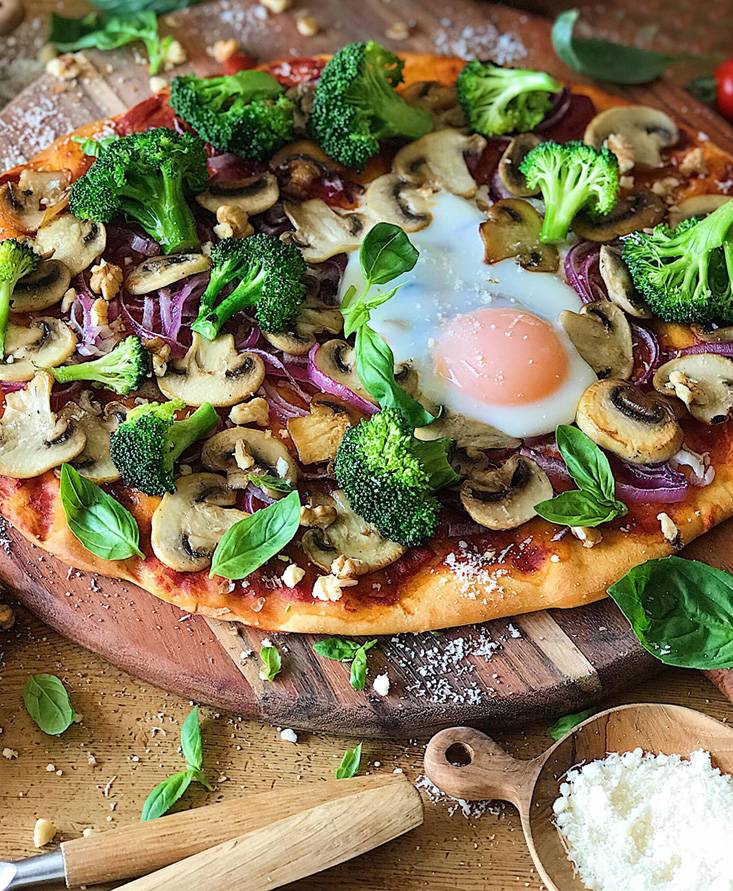 Pizza vegetariana Pomì