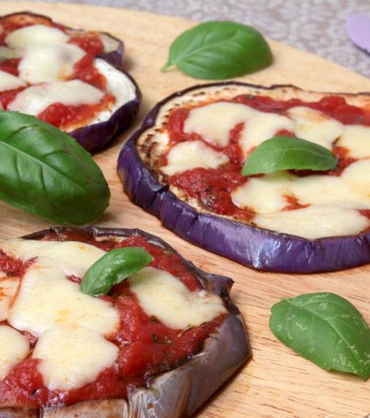 Pizzette di melanzane senza glutine