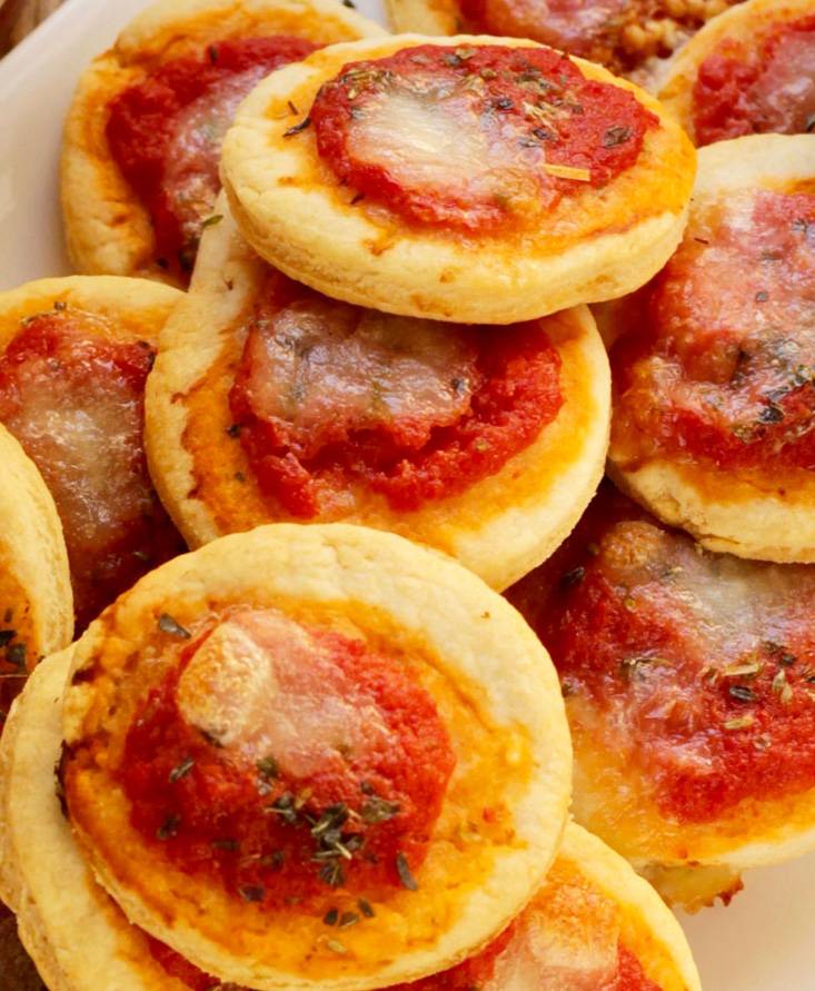 Pizzette senza lievitazione