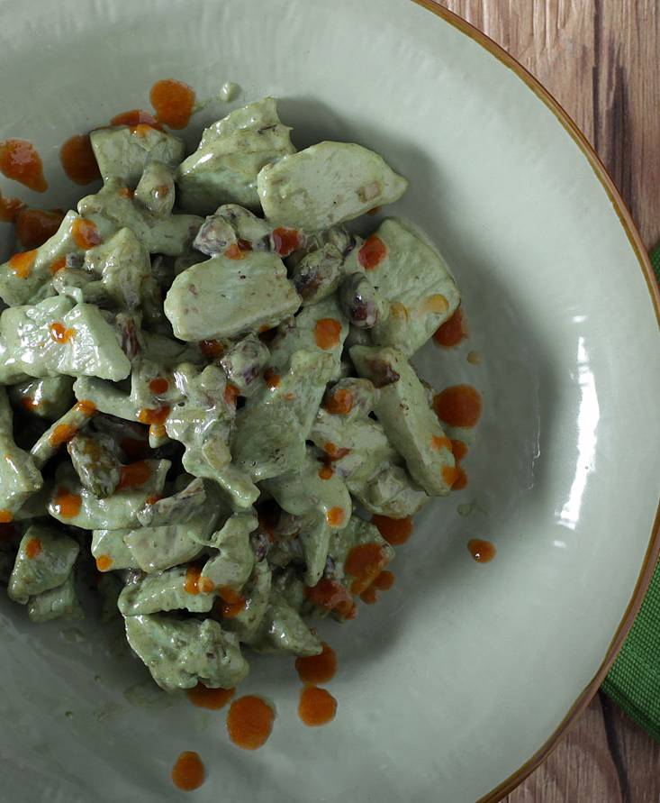 Bocconcini di pollo ai pistacchi