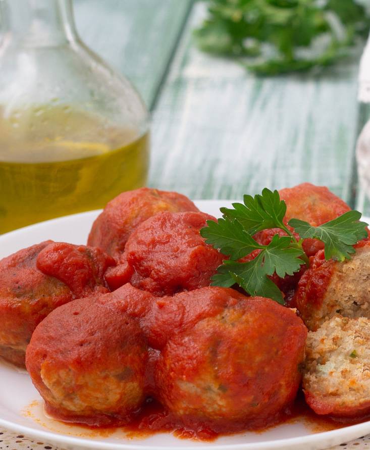 Polpette di pane al sugo