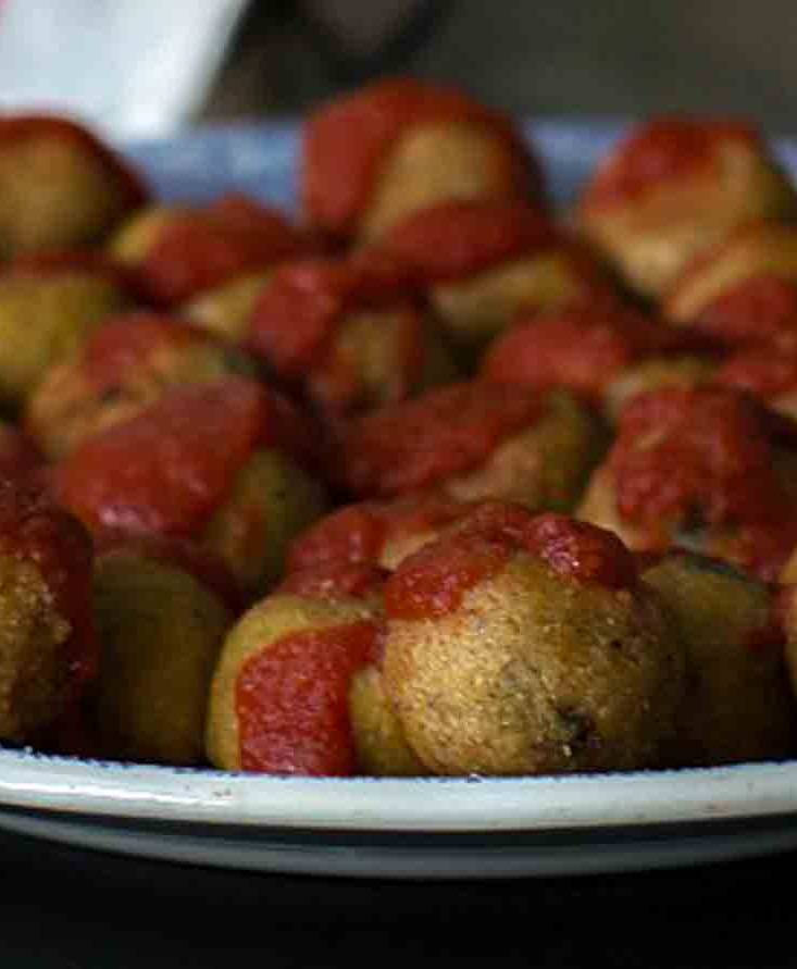 polpette vegan di miglio