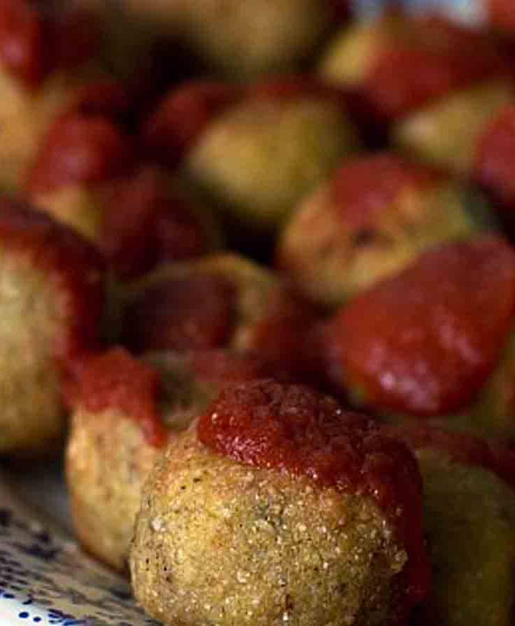Polpette di miglio e ceci