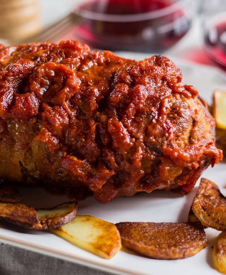 Polpettone senza glutine con patate