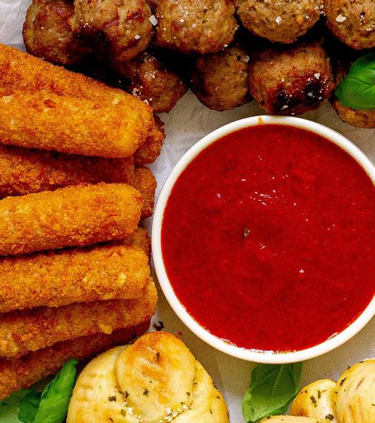 Plato de tentempiés a la marinera de Pomi