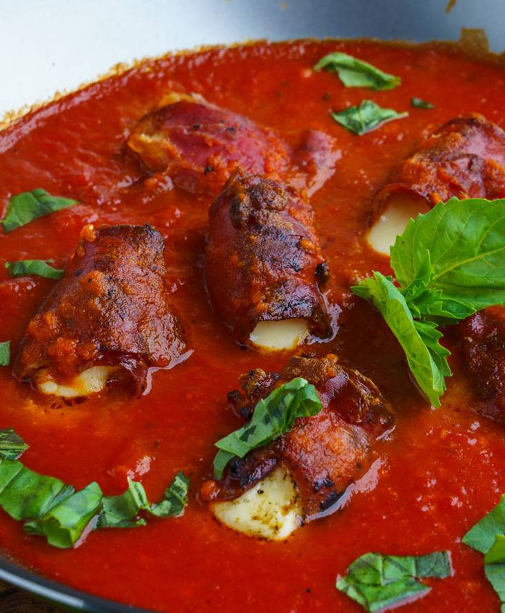 Prosciutto Wrapped Mozzarella Balls