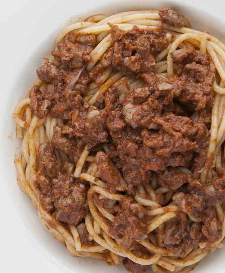 Ragù vegetariano alle noci