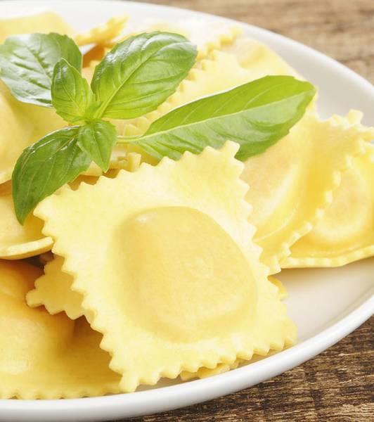 Ravioli ripieni di pesce