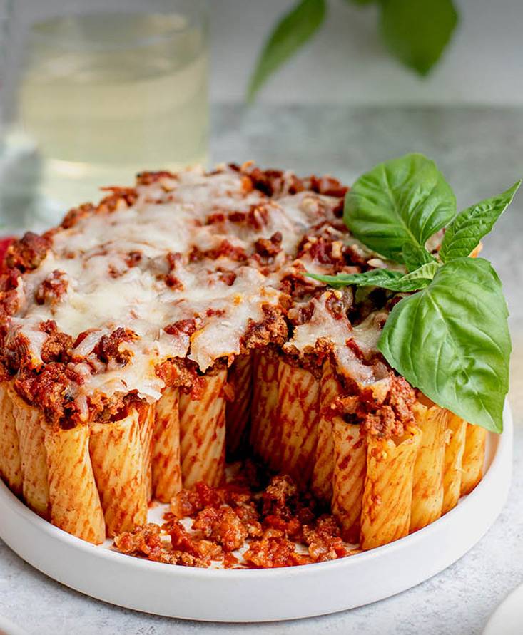 Rigatoni Pasta Pie