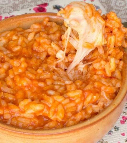 Riso al pomodoro filante