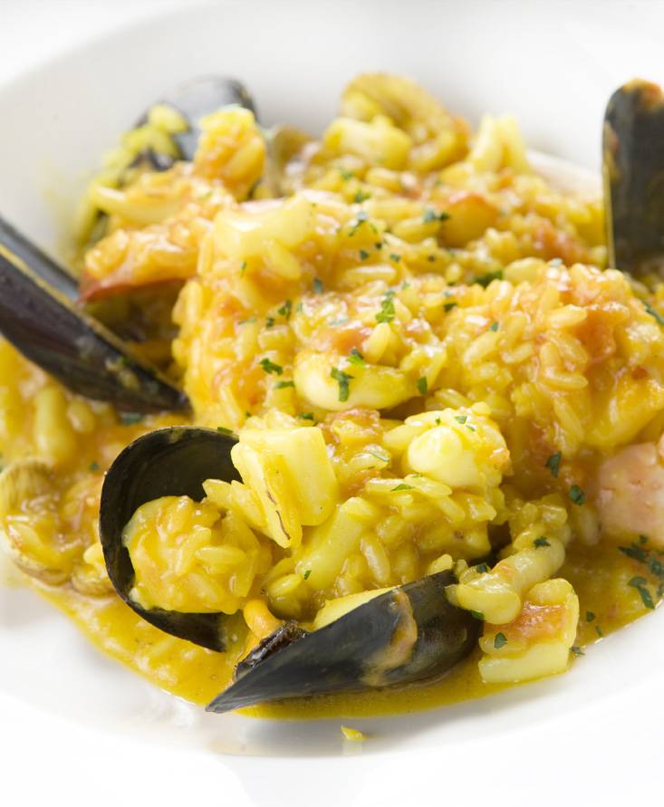 Mussels and clams risotto