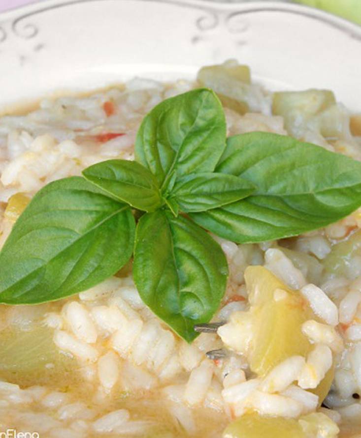 Risotto zucchine e pomodoro senza glutine