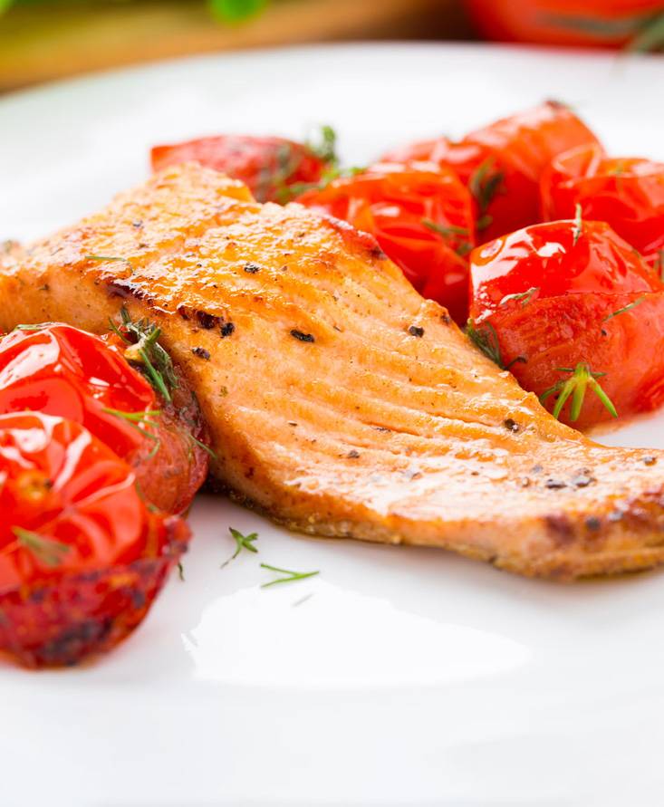 Salmone al pomodoro