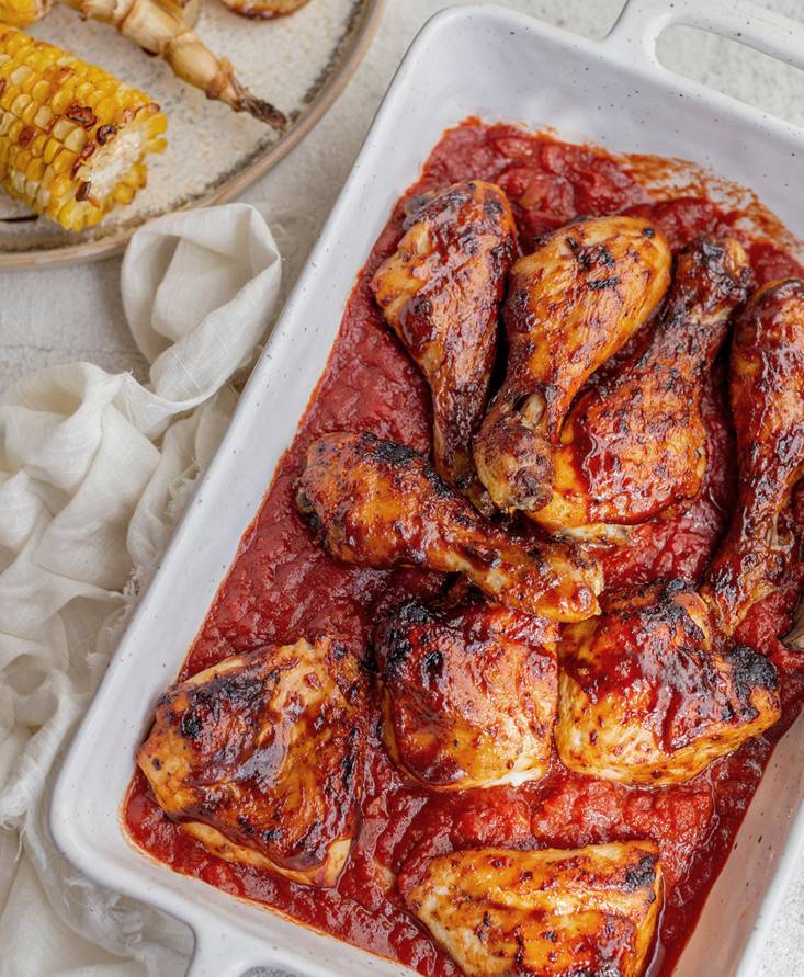 Saucy BBQ Grilled Chicken