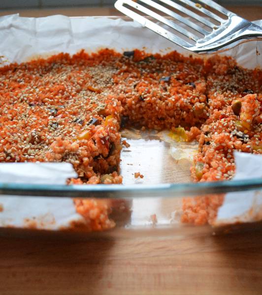 tortino di miglio alle verdure