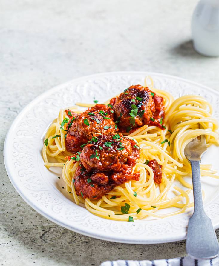 ספגטי וכדורי בשר
