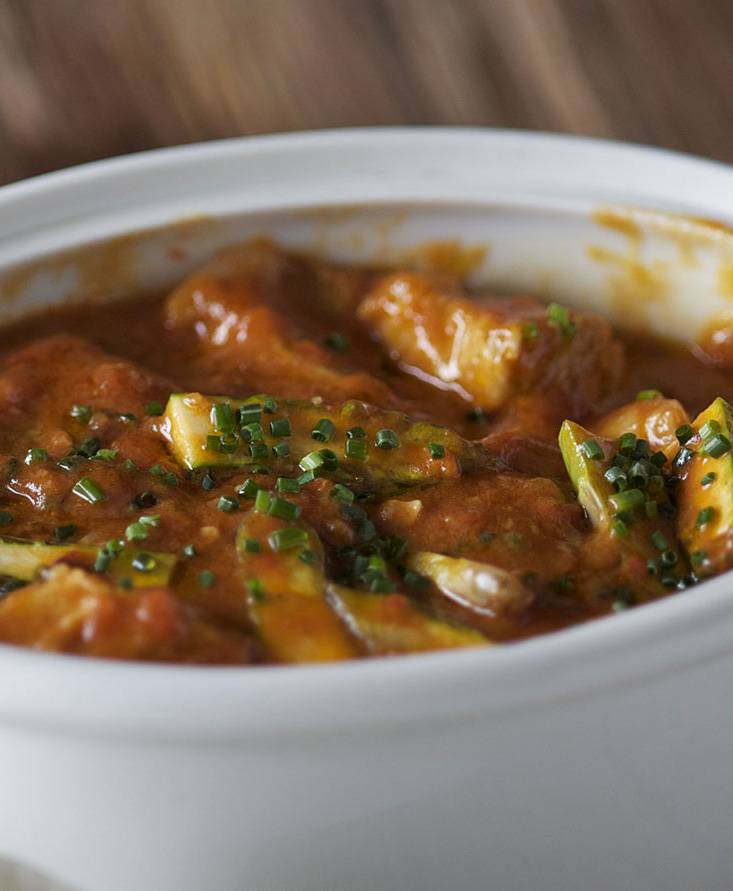 Spezzatino di vitello agli asparagi