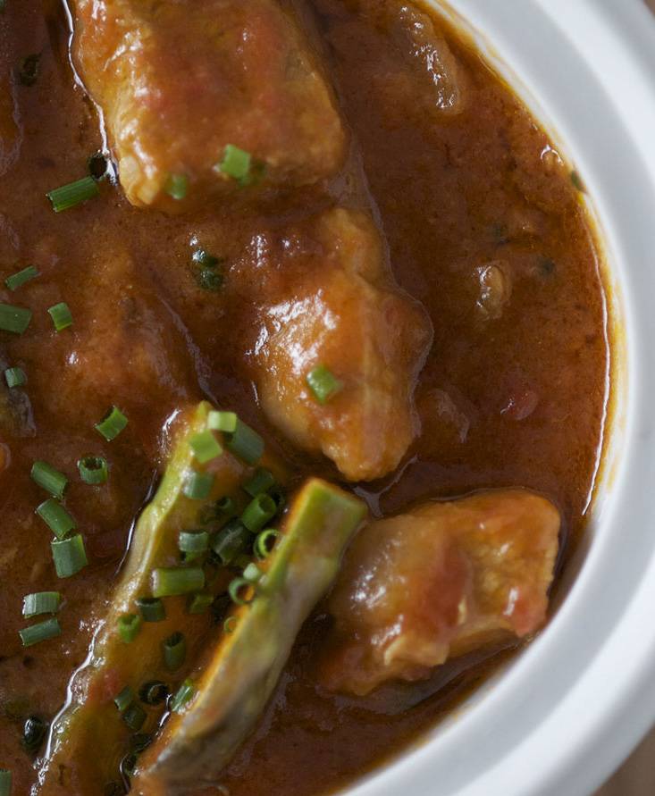 Spezzatino di vitello agli asparagi