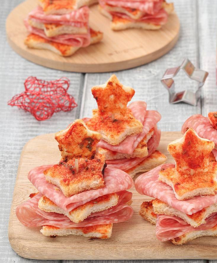 Stelline ad albero ripiene