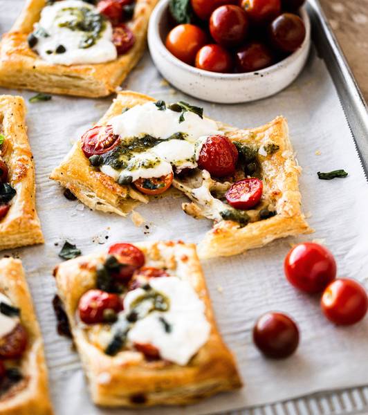 Tomato Caper Tarts