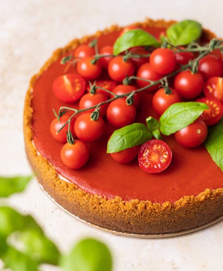 Vegan Tomato Cheesecake