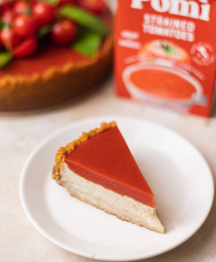 Vegan Tomato Cheesecake