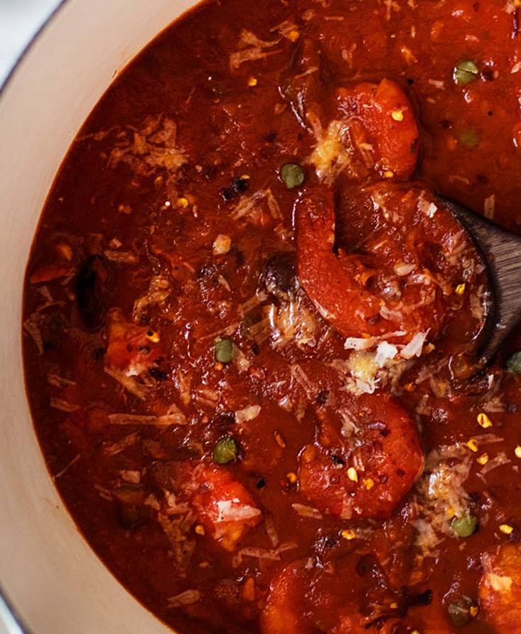 Tomato Braised Shrimp