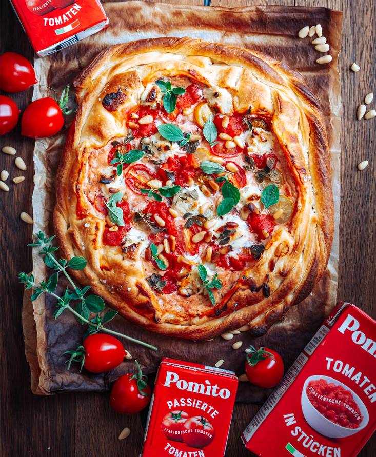 Sommerliche Tomaten-Tarte: Einfach, Schnell und Komplett