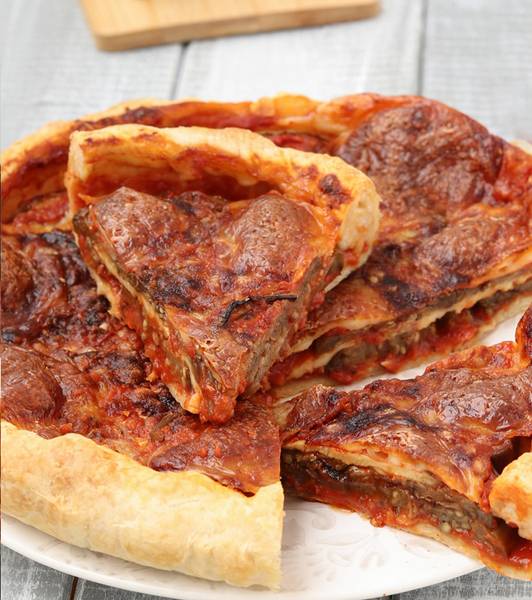 Torta salata alla parmigiana