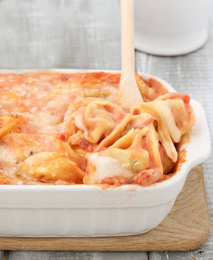 Tortelli gratinati al forno