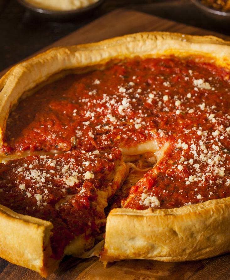 Осетинский томатный пирог с сыром