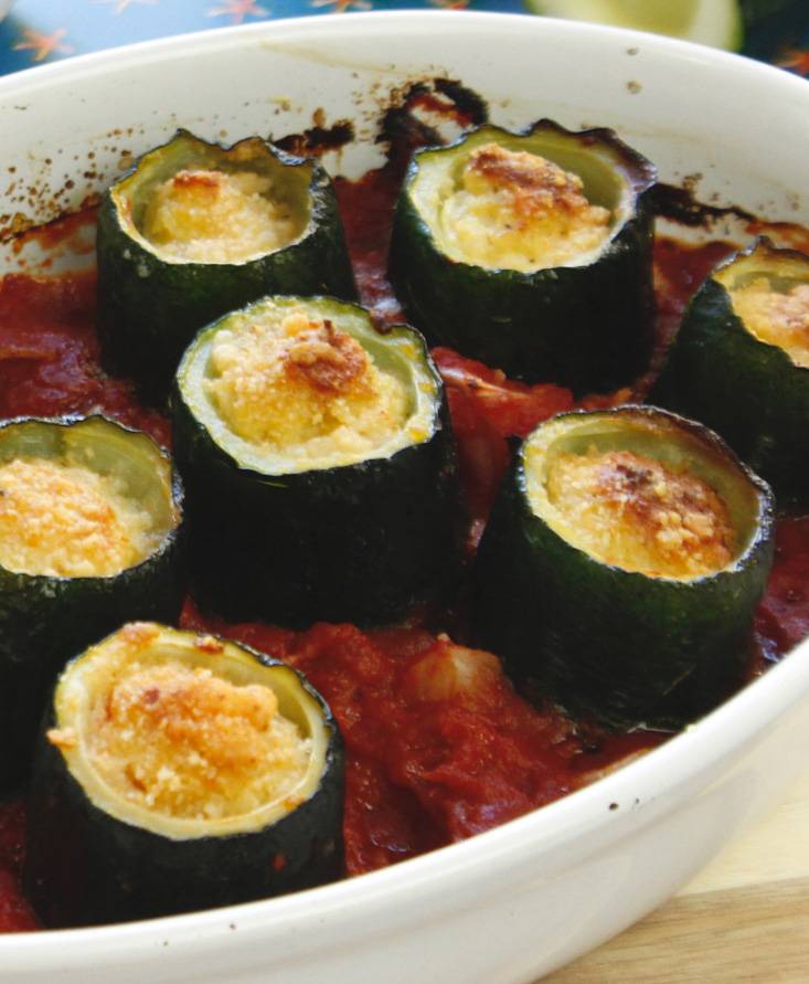 Turbantini di zucchine al pomodoro