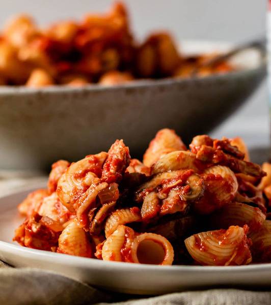 Turkey and Mushroom Ragu